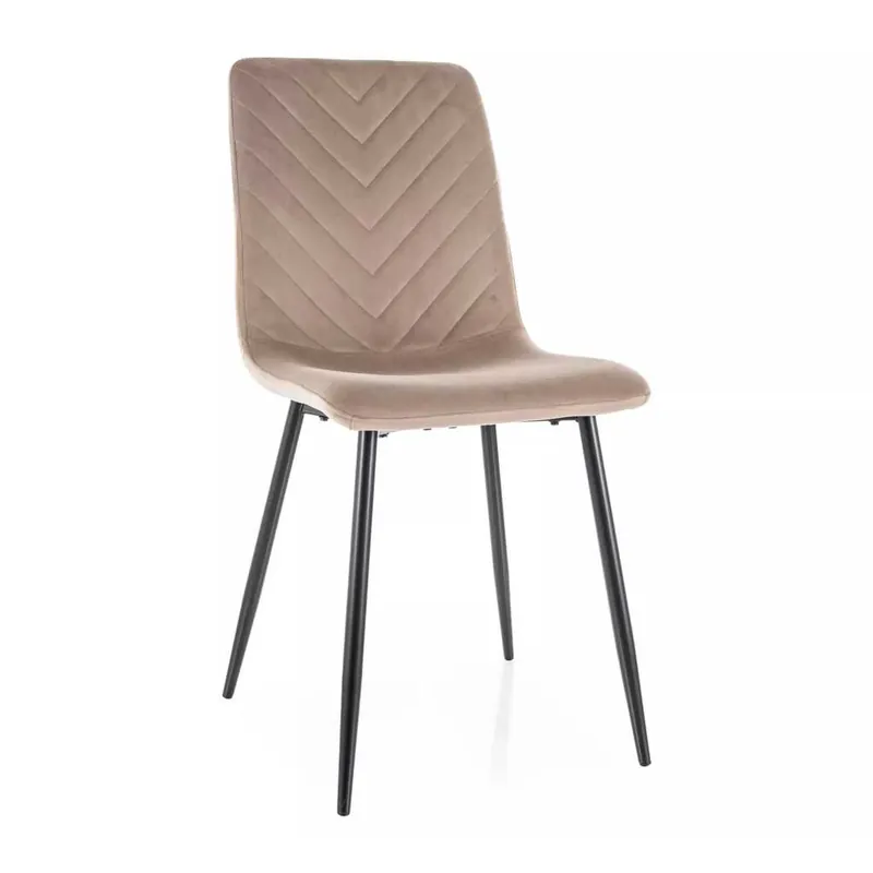 Jídelní židle Freville Velvet, béžová Značkový