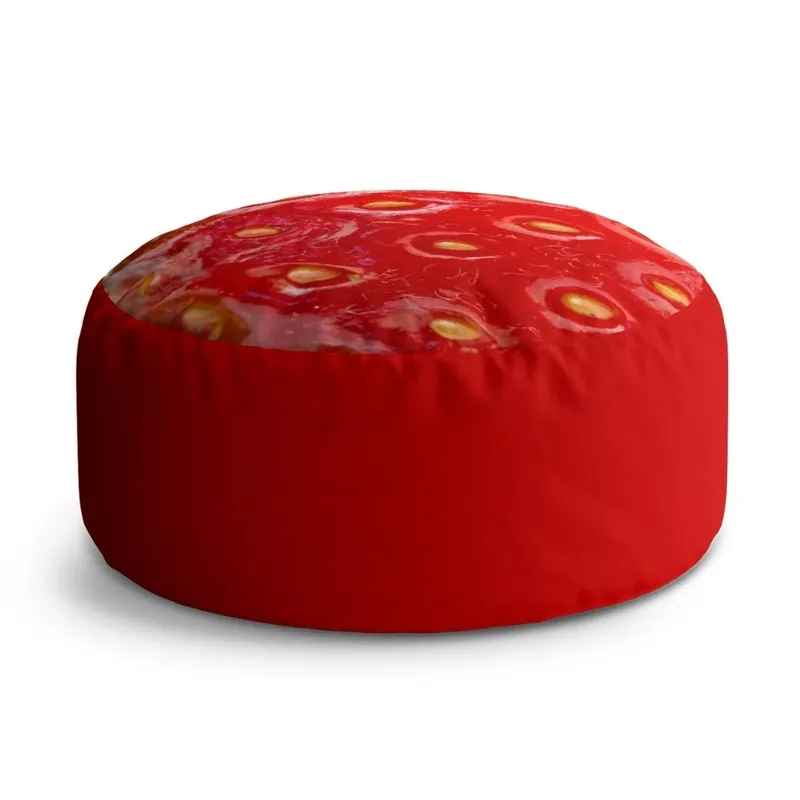 Taburet Circle jahoda, červená Autentický