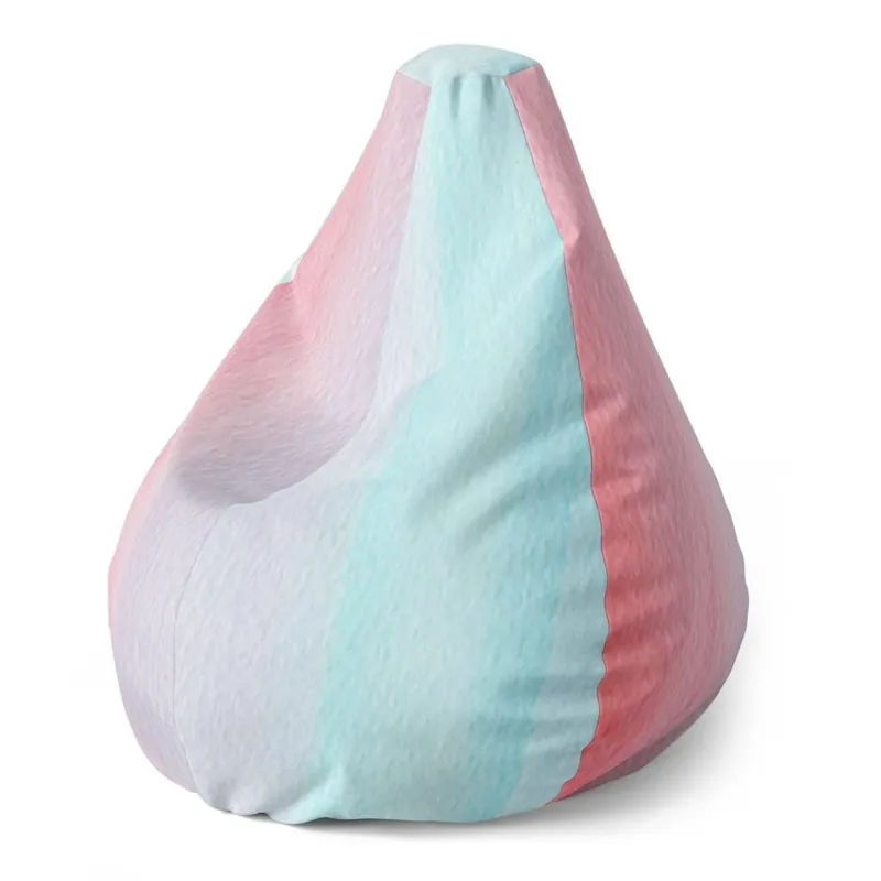 Nízká Cena Sedací vak Pear cukrová vata - dětský, růžová / tyrkysová