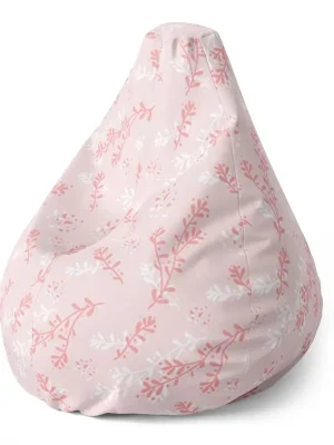 Cenová Bomba Sedací vak Pear růžové rostliny - dětský, růžová