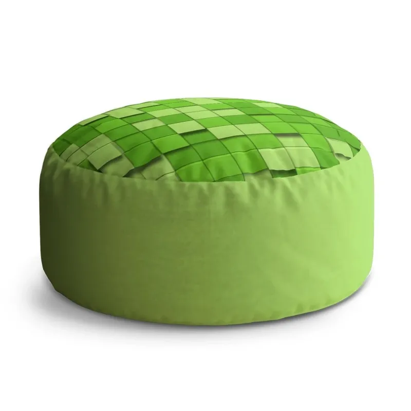 Taburet Circle Green Blocks 3D, zelená Objednat Nyní