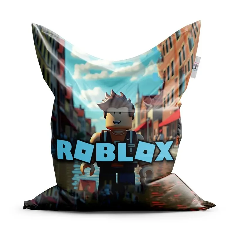 Poslední Šance Sedací vak Classic Roblox město - dětský, barevná