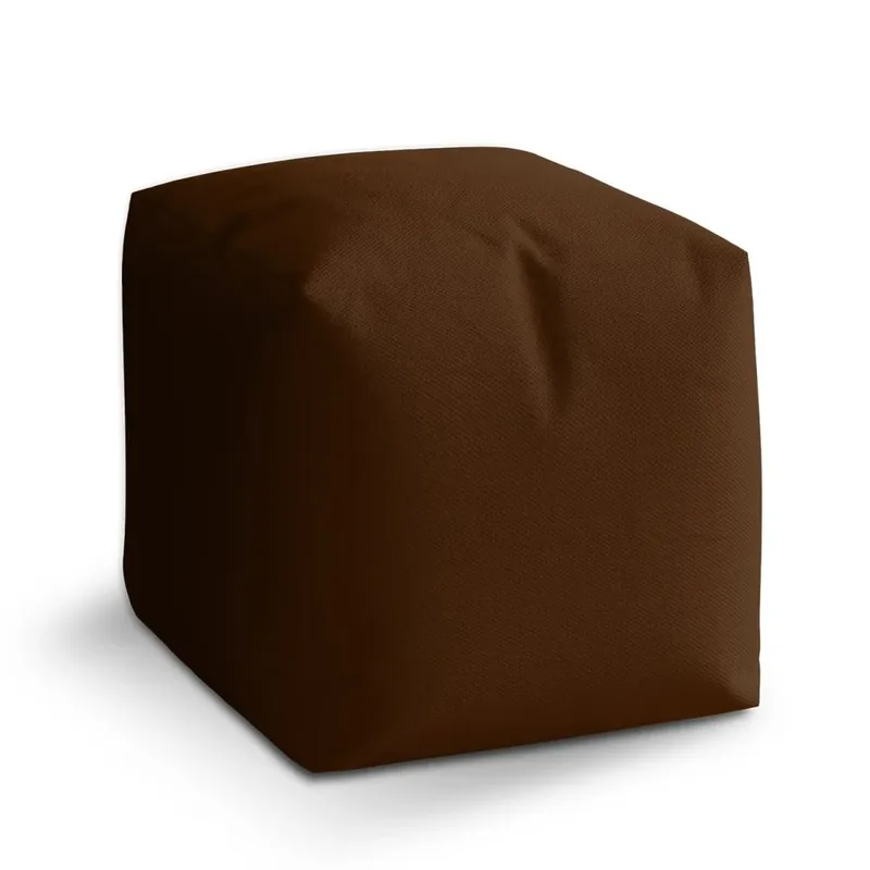 Taburet Cube čokoládově hnědá, hnědá Koupit Online
