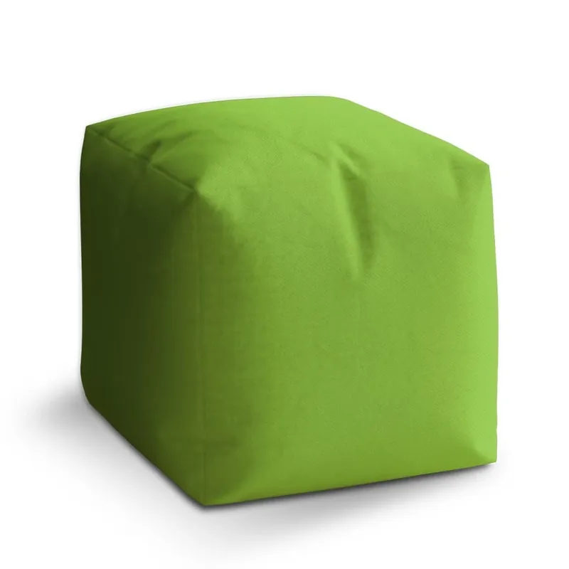Taburet Cube jablečná zelená, zelená Autentický
