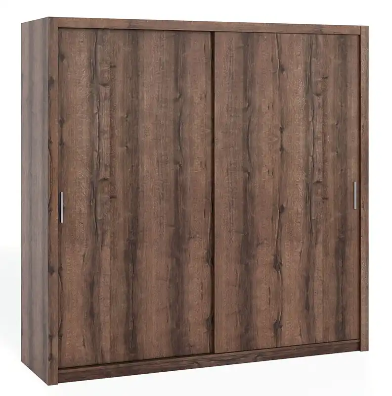 Sezónní Sleva Moderní šatní skříň Bono 220 cm - dub monastery