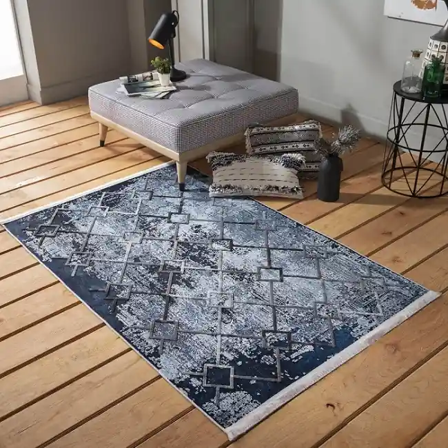 Bezpečná Platba Stylový koberec Hypnotic 01 modrá - 120 x 180 cm