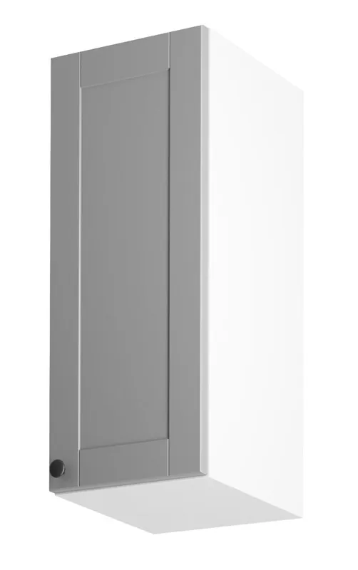 Akční Nabídka Horní kuchyňská skříňka Linea G30/P - bílá / šedá - pravé provedení
