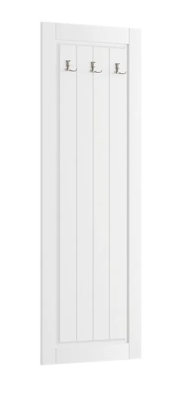 Finální Výprodej Masivní panel s věšáky Belluno Elegante 1 - bílá
