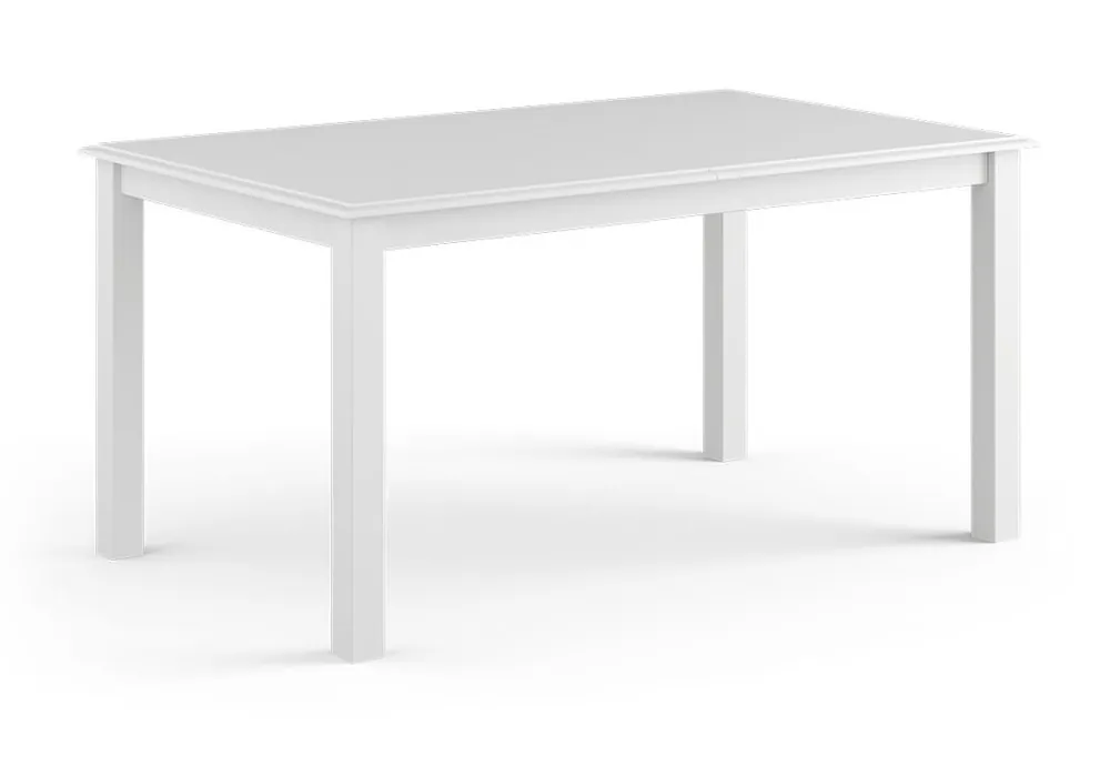 Rozkládací jídelní stůl z masivu borovice Belluno Elegante - bílá Must-Have